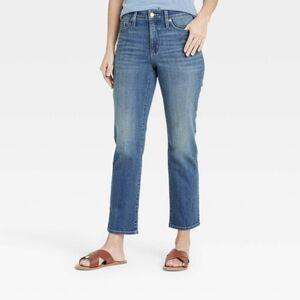 Women's High-Rise Slim Straight Fit Jeans - Universal Thread Size 14